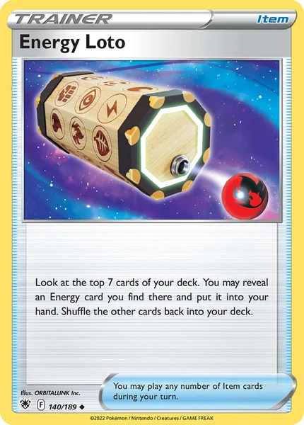Energy Loto card image