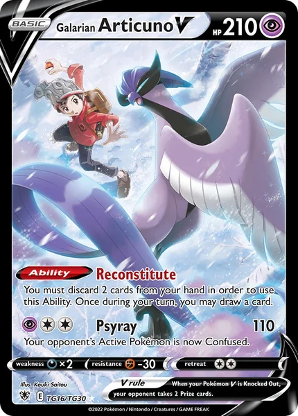 Galarian Articuno V card image