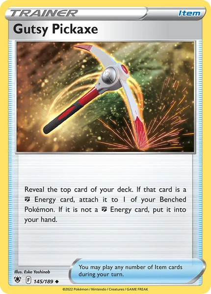 Gutsy Pickaxe card image