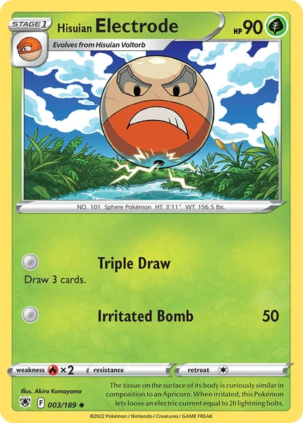 Hisuian Electrode card image