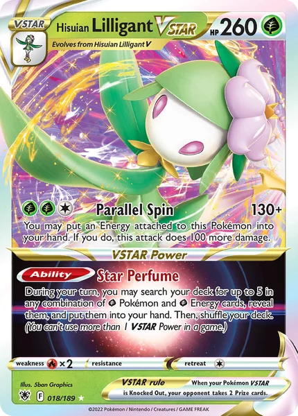 Hisuian Lilligant VSTAR card image
