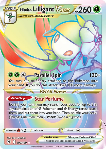 Hisuian Lilligant VSTAR card image