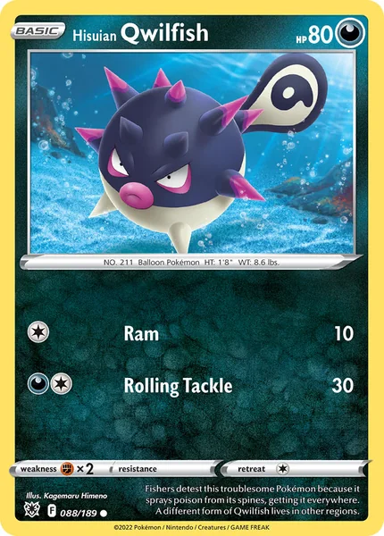 Hisuian Qwilfish card image