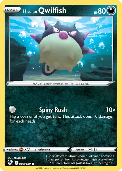 Hisuian Qwilfish card image