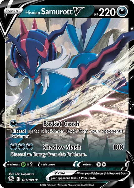 Hisuian Samurott V card image