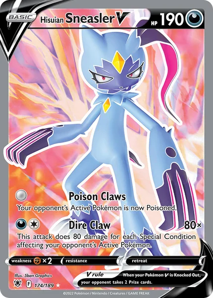 Hisuian Sneasler V card image
