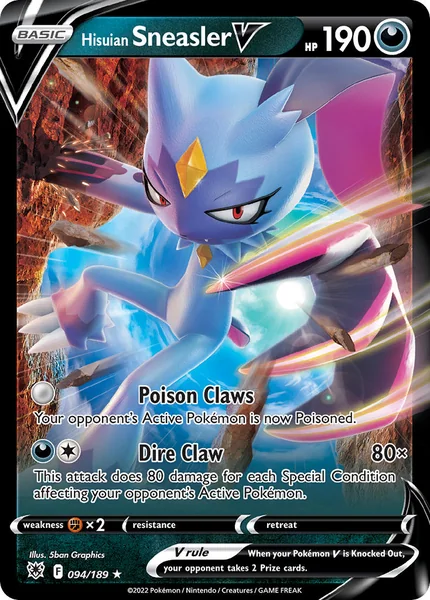 Hisuian Sneasler V card image