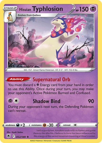 Hisuian Typhlosion card image
