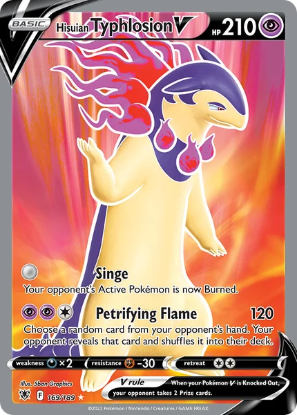 Hisuian Typhlosion V card image