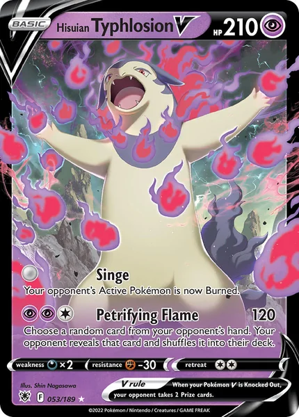 Hisuian Typhlosion V card image
