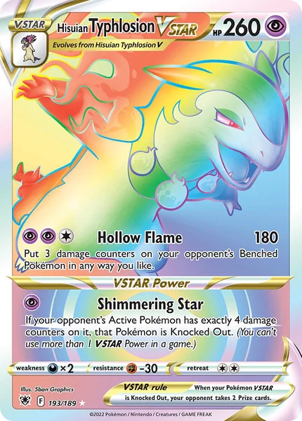 Hisuian Typhlosion VSTAR card image