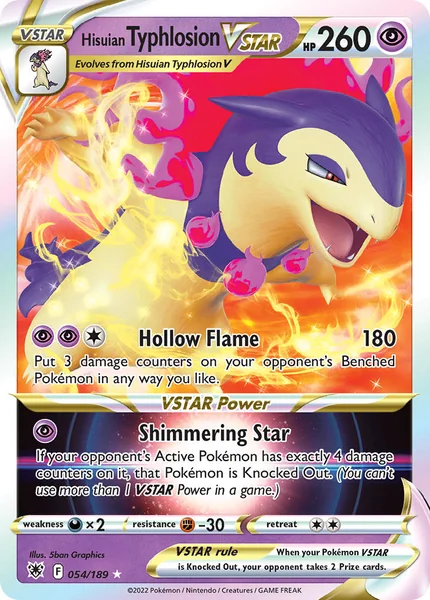Hisuian Typhlosion VSTAR card image