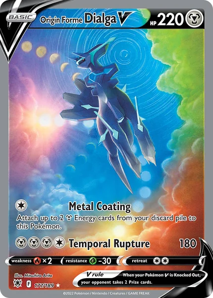 Origin Forme Dialga V card image