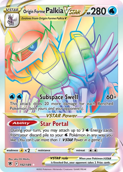 Origin Forme Palkia VSTAR card image