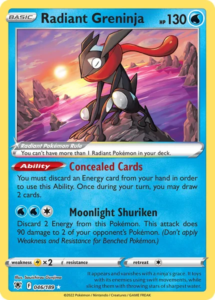Radiant Greninja card image