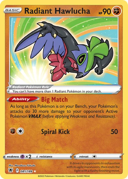 Radiant Hawlucha card image