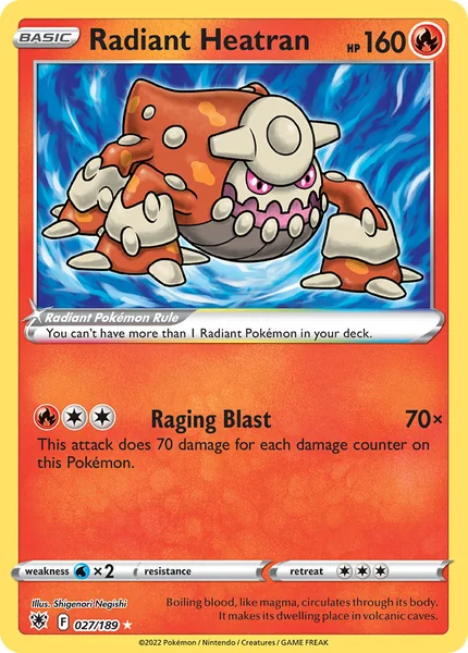 Radiant Heatran card image
