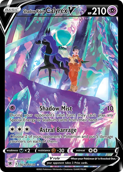 Shadow Rider Calyrex V card image