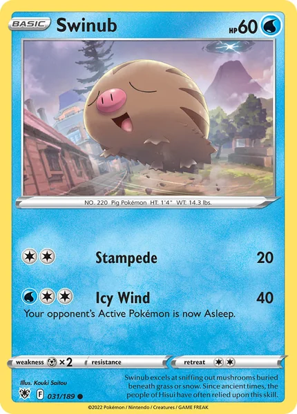 Swinub card image