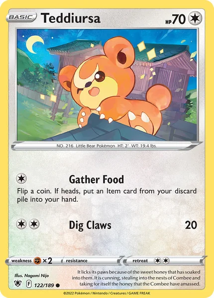 Teddiursa card image