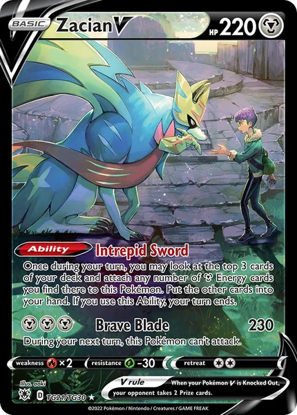 Zacian V card image