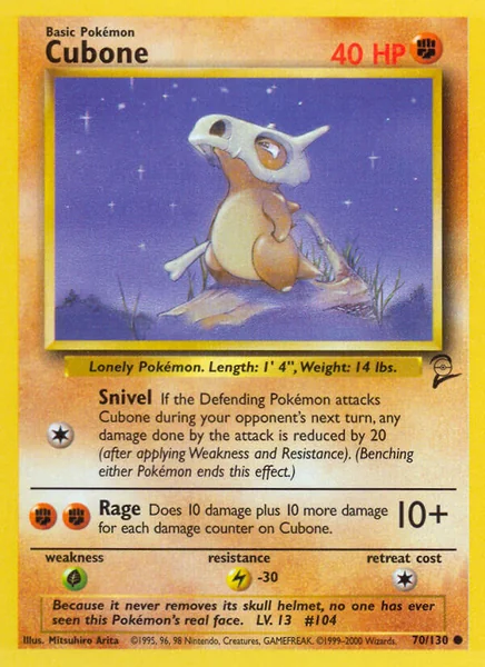 Cubone card image