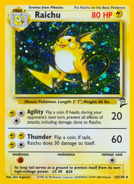 Raichu card image