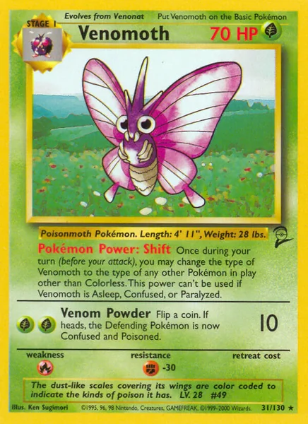 Venomoth card image