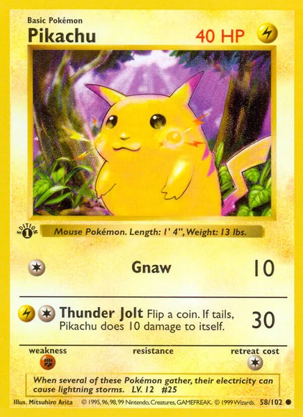 Pikachu card image
