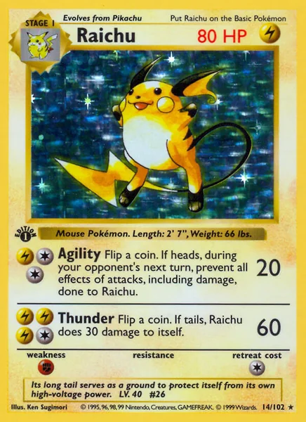Raichu card image