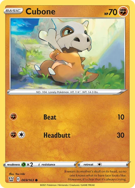 Cubone card image