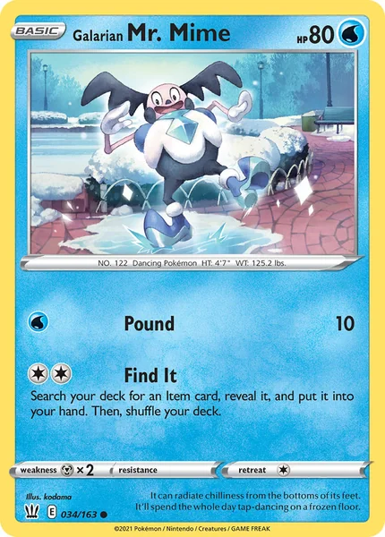 Galarian Mr. Mime card image