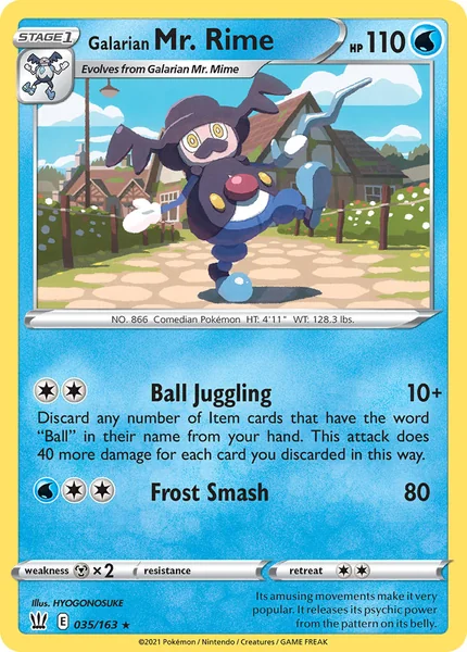 Galarian Mr. Rime card image