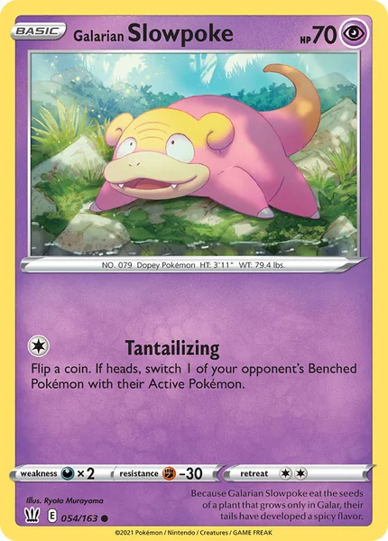 Galarian Slowpoke card image