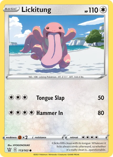 Lickitung card image