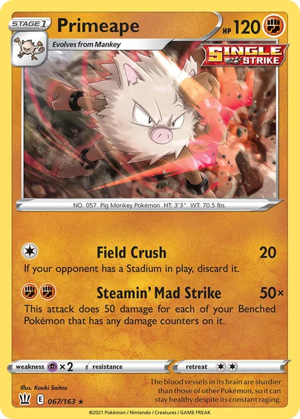 Primeape card image