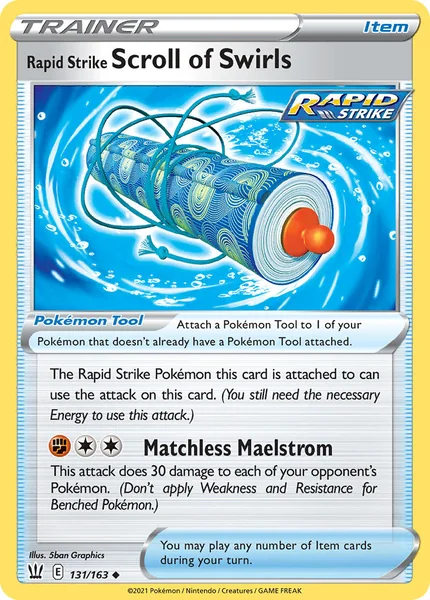 Rapid Strike Scroll of Swirls card image
