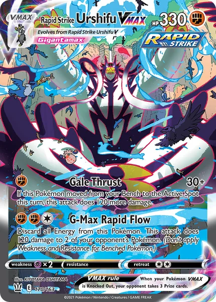 Rapid Strike Urshifu VMAX card image