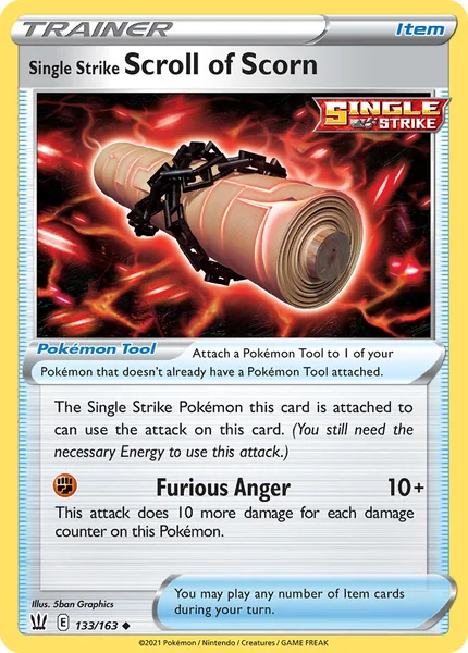 Single Strike Scroll of Scorn card image