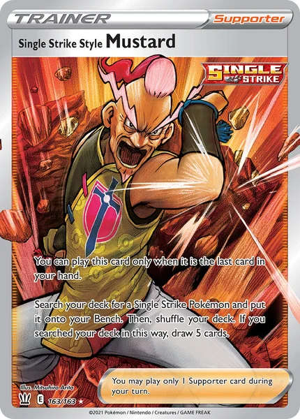 Single Strike Style Mustard card image