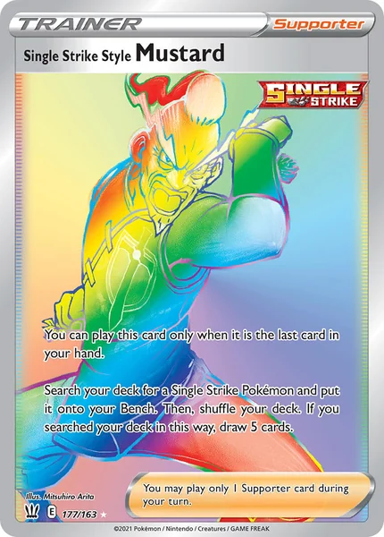 Single Strike Style Mustard card image