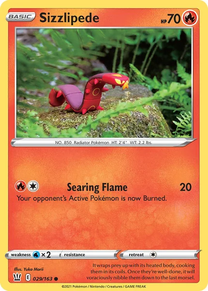 Sizzlipede card image