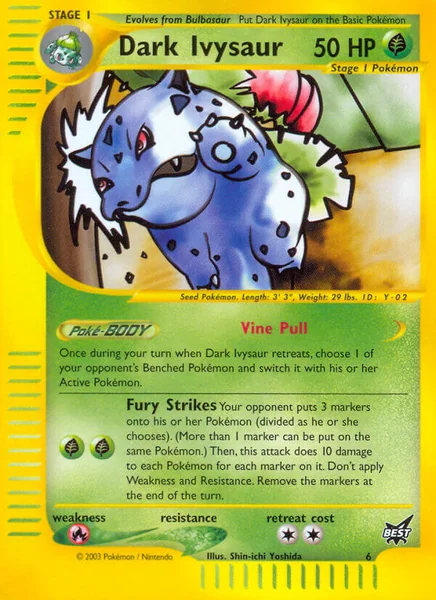 Dark Ivysaur card image