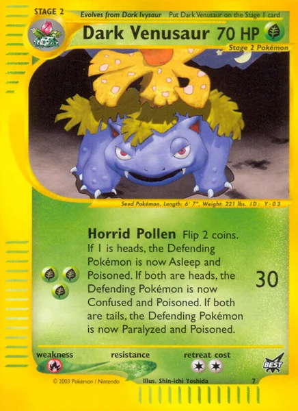 Dark Venusaur card image