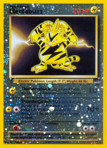 Electabuzz card image