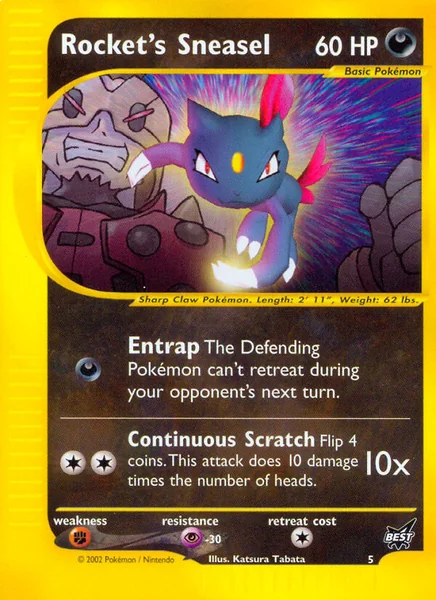 Rocket's Sneasel card image