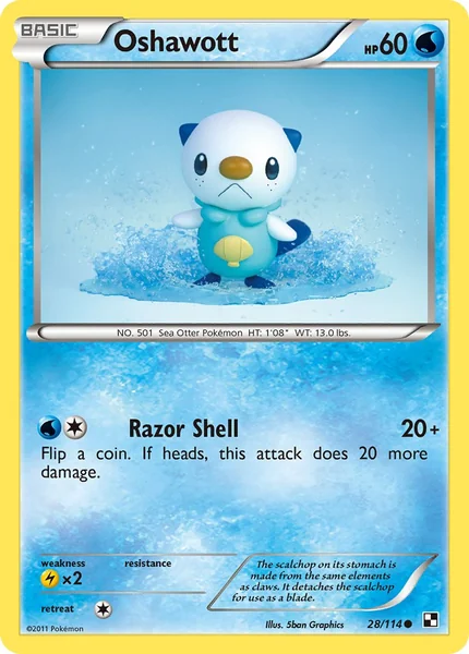 Oshawott card image