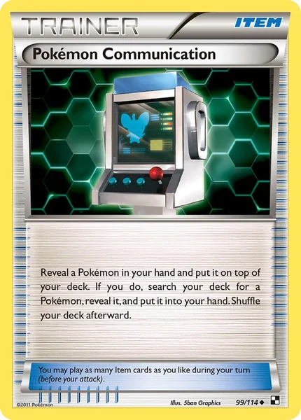 Pokemon Communication card image