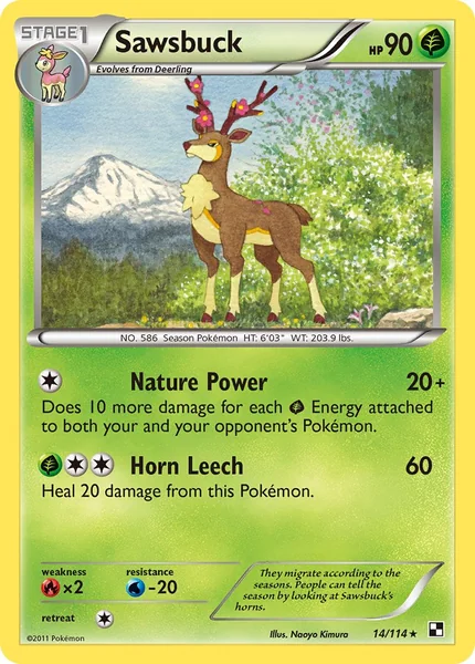 Sawsbuck card image