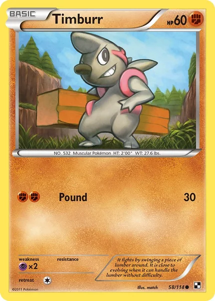 Timburr card image